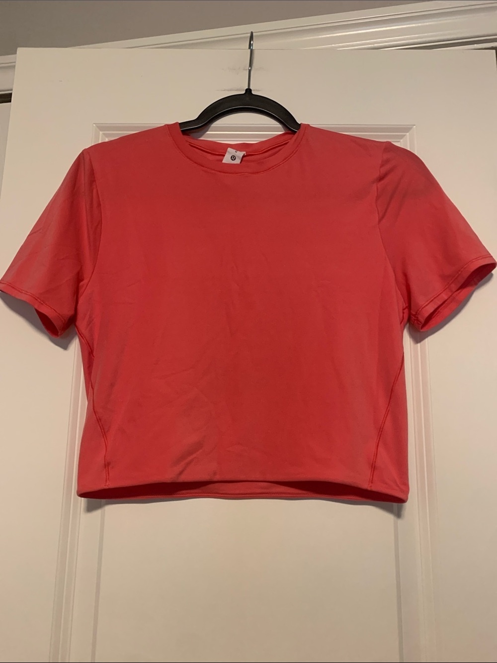 Lululemon Wundermost Ultra NuLu Cropped Crewneck - Sz L, Good Condition